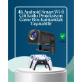 450 ANSI Lumens, Compact Home Projector with 4K Support