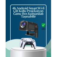 450 ANSI Lumens, Compact Home Projector with 4K Support