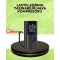 USB Rechargeable Portable Air Compressor with Digital Display