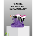 Ultra Soft 12-Piece Makeup Brush Set - No Shedding, Can Be Cleaned with Dalin Shampoo