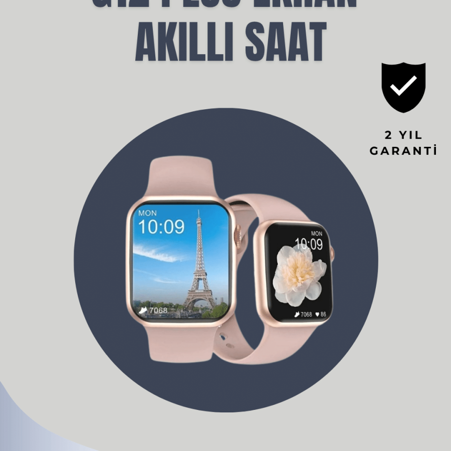 Waterproof Smart Watch – 300 mAh Battery, Voice Search, Sleep & Step Tracking
