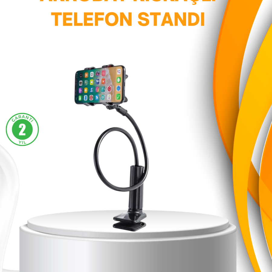 Flexible Body Latched Desktop Phone Holder Flexible Body Latched Desktop Phone Holder
