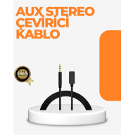 3.5mm Aux Audio Cable Converter 1M for Devices with Lightning Input