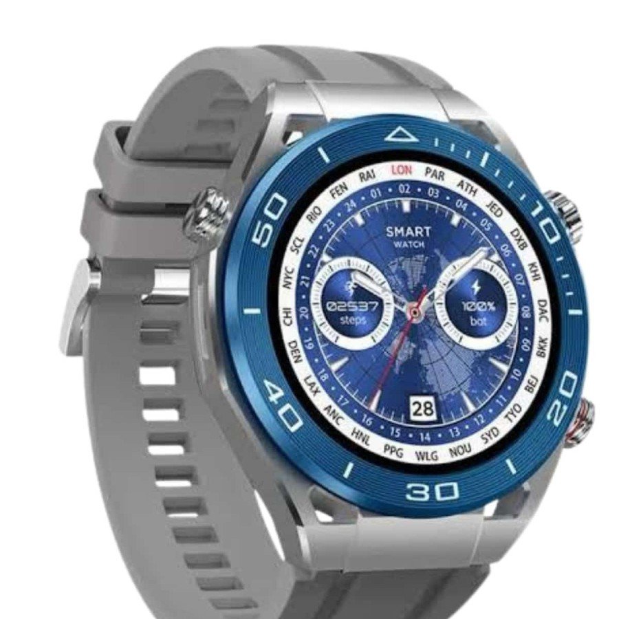 Smart Watch Steel Strap Amoled Screen Android and IOS Compatible Able to Answer Calls