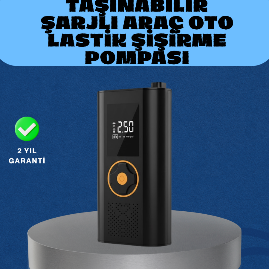 Automatic Stop Digital Air Pump Compact and Portable Design