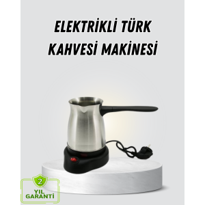 800W Stainless Electric Coffee Pot Hidden Resistance and Ergonomic Handle