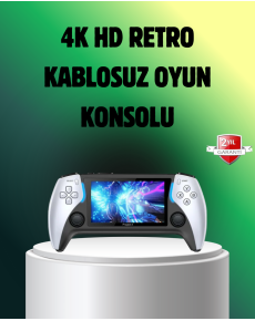 TV Connected Retro Game Console with Rechargeable 4 Hours Game Time