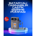 Smart Air Compressor with LED Display with 6000mAh Battery Smart Air Compressor with LED Display with 6000mAh Battery