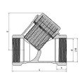 3/4 Filter Strainer Brass