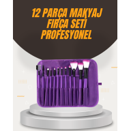 12 Piece Makeup Brush Set Suitable for Foundation, Blush and Eye Shadow Applications with Ergonomic Handle