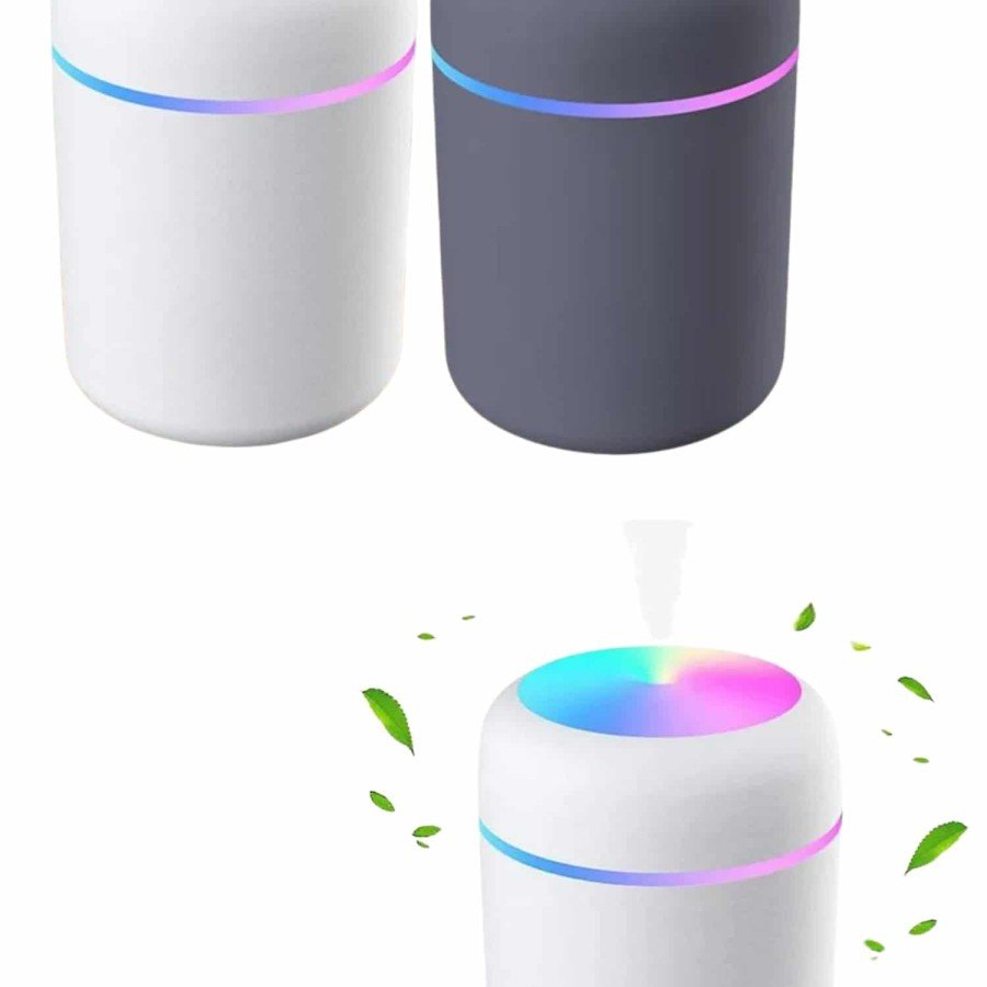RGB Lighted Ultrasonic Led Air Humidifier Steam Machine Steaming Pot