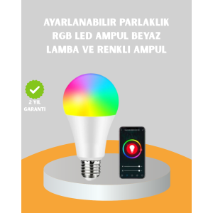 Multi-Color Smart LED Bulb with Remote Control