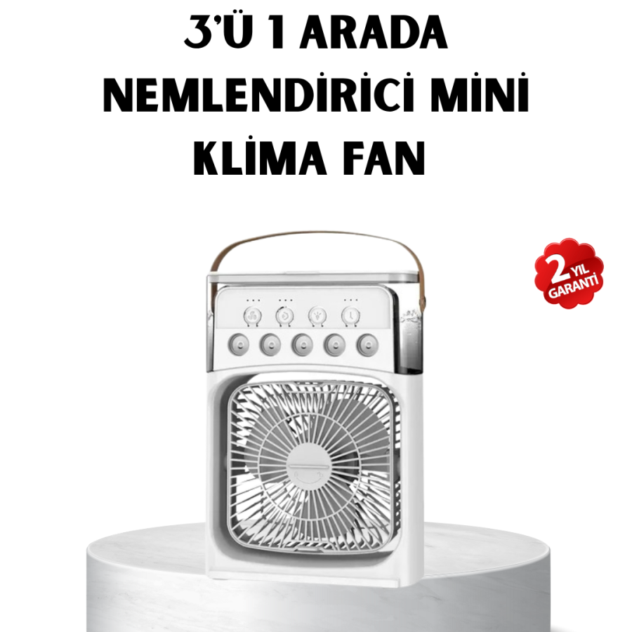 Portable Mini Air Conditioner Fan with USB Connection, 500ML Water Tank and Quiet Operation Portable Mini Air Conditioner Fan with USB Connection, 500ML Water Tank and Quiet Operation