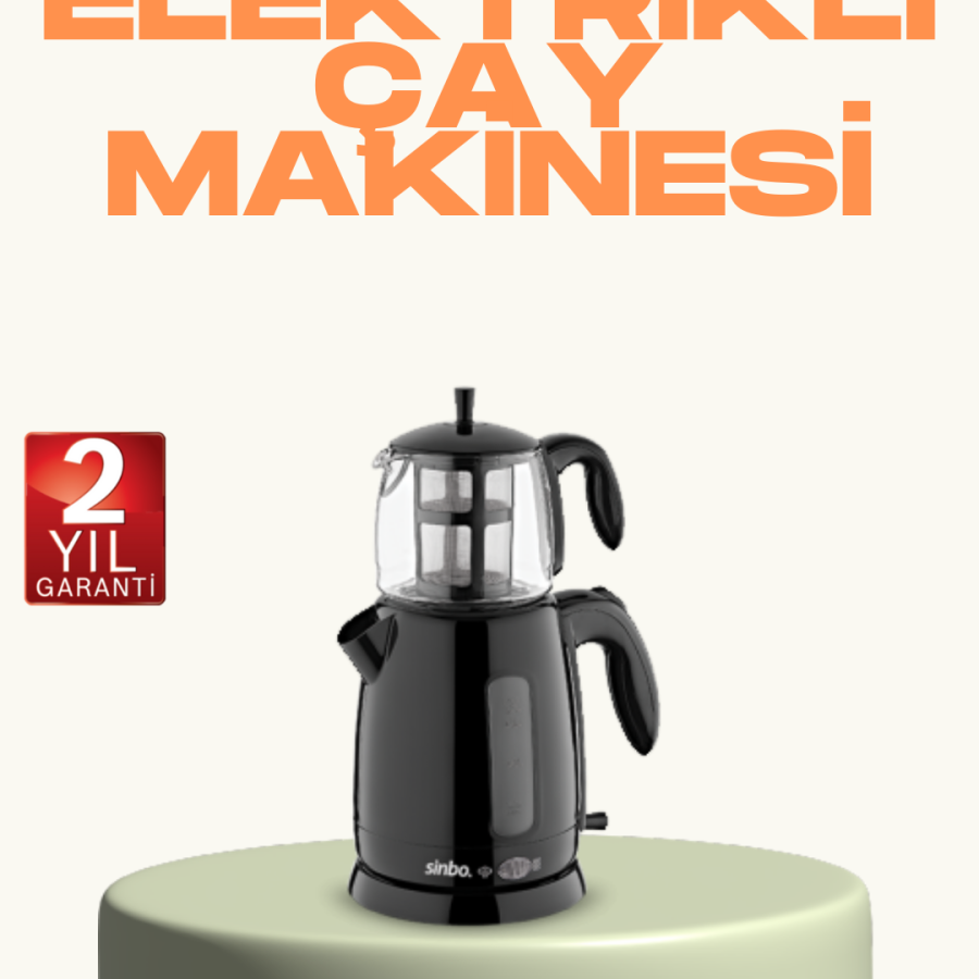 Waterless Working Safe Sinbo Electric Tea Machine Waterless Working Safe Sinbo Electric Tea Machine