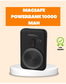 LCD Screen Wireless Powerbank with Type C and USB Output