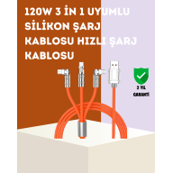 3 in 1 USB Charging Cable Offering 120W Fast Solution – Robust Body