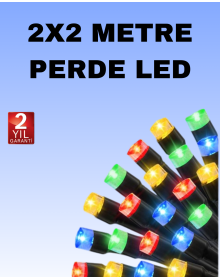 2x2 LED Curtain Light for Christmas and Party Decoration – 8 Functions