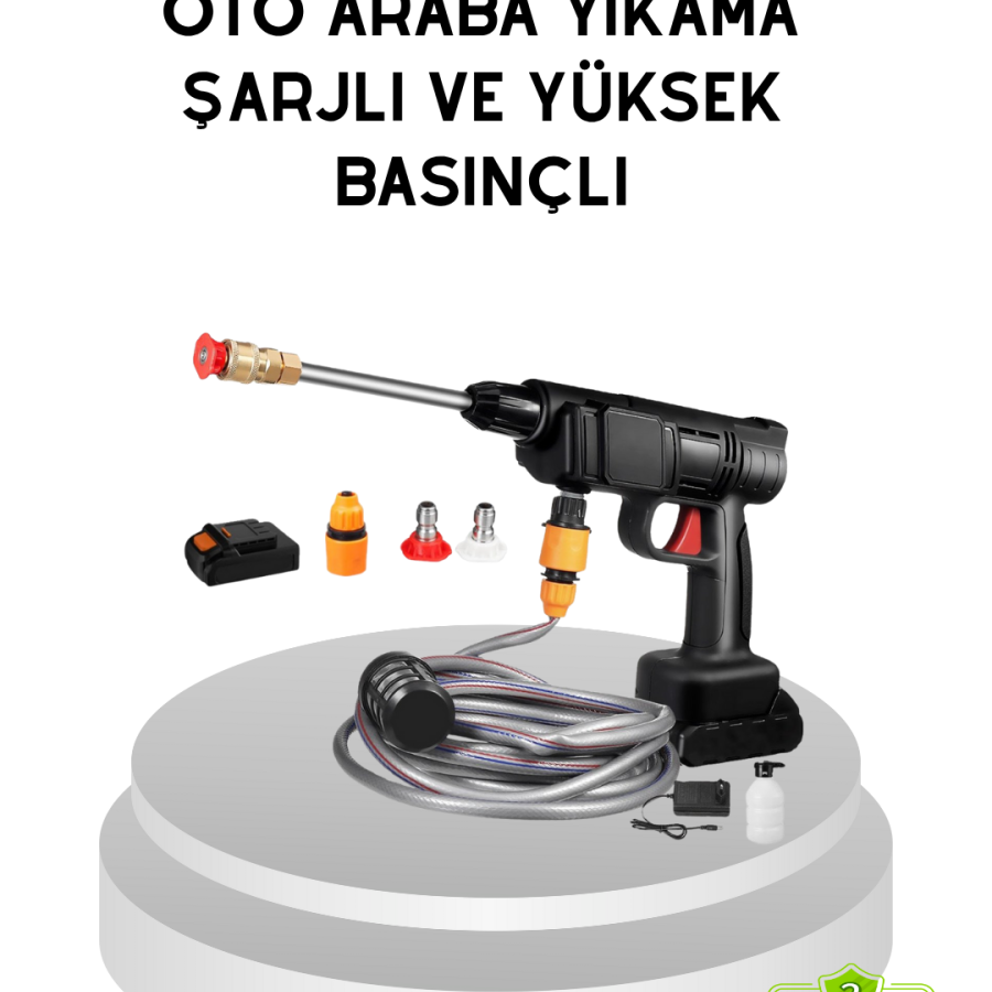Portable Cordless Car Washing Machine with 1.7 MPa Pressure and Ergonomic Design
