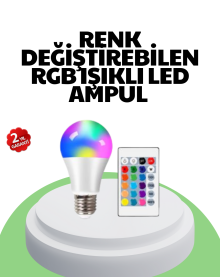 2025 RGB LED Bulb Remote Controlled Colorful Light A Quality