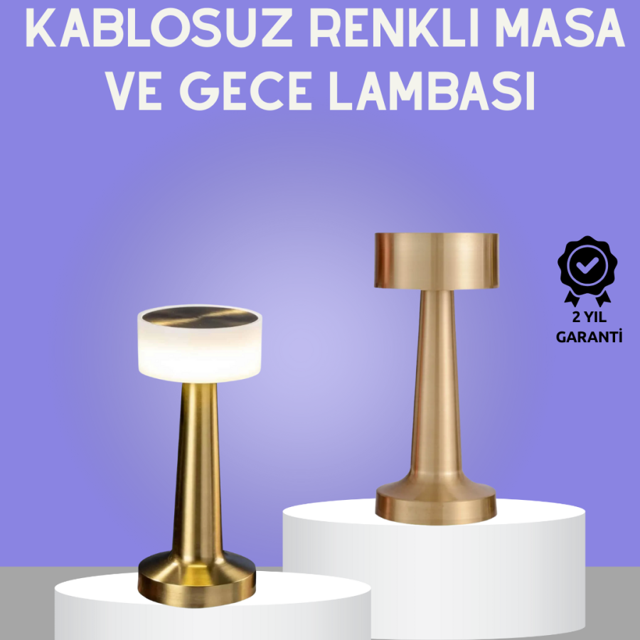 Touch Night Lamp – Touch Control, Wireless Use, Metal Body Touch Night Lamp – Touch Control, Wireless Use, Metal Body