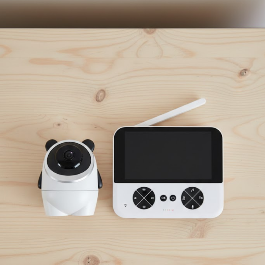 Remote Control HD Baby Camera with Zoom and Temperature Sensor