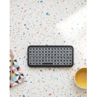 Compact Black RGB Illuminated Bluetooth Mini Keyboard