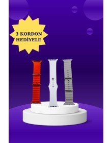 Smart Watch Call Call See Notification Sleep and Health Tracking Pulse Meter 3 Bands Gift