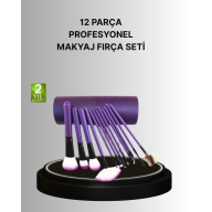 12-Piece Makeup Brush Set Perfectly Compatible for Blending Foundation Blush and Eyeshadow