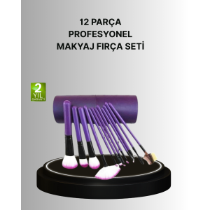 12-Piece Makeup Brush Set Perfectly Compatible for Blending Foundation Blush and Eyeshadow