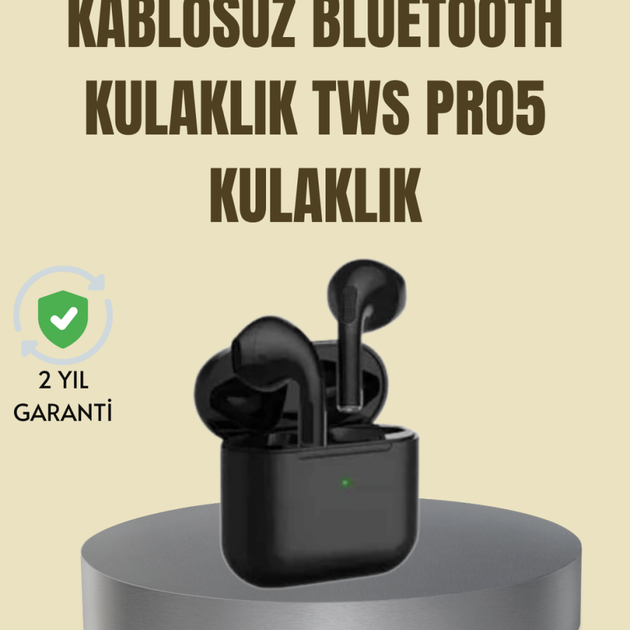 TWS Pro 5 with Bluetooth 5.1 Technology – Strong and Stable Connection