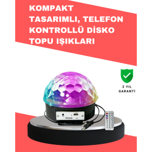 Multi Color LED Desktop Disco Ball Party Lighting Device