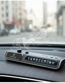 Vehicle Windshield Humidifier Phone Number Display Device with LED Light