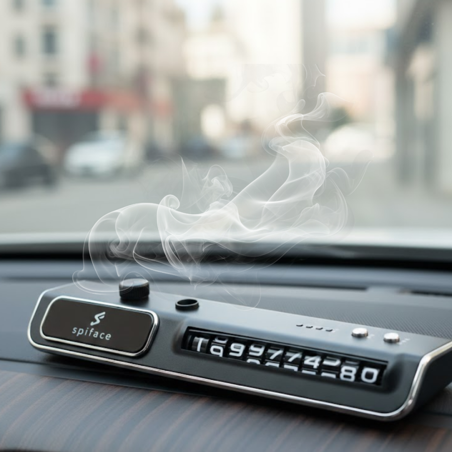 Vehicle Windshield Humidifier Phone Number Display Device with LED Light Vehicle Windshield Humidifier Phone Number Display Device with LED Light