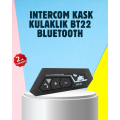 BT22 Motorcycle Helmet Bluetooth Headset Intercom Supported