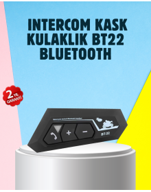 BT22 Motorcycle Helmet Bluetooth Headset Intercom Supported