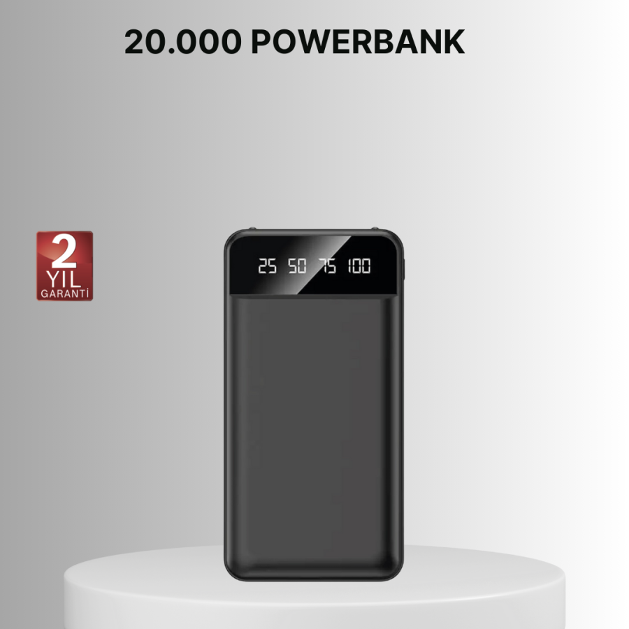 Portable 20,000 mAh Fast Charging Powerbank with 4 Outputs