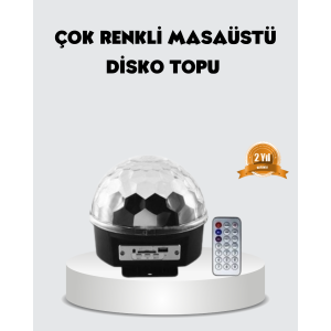 RGB LED Disco Ball Projector – Light Show for Home Parties, Birthdays and Entertainment