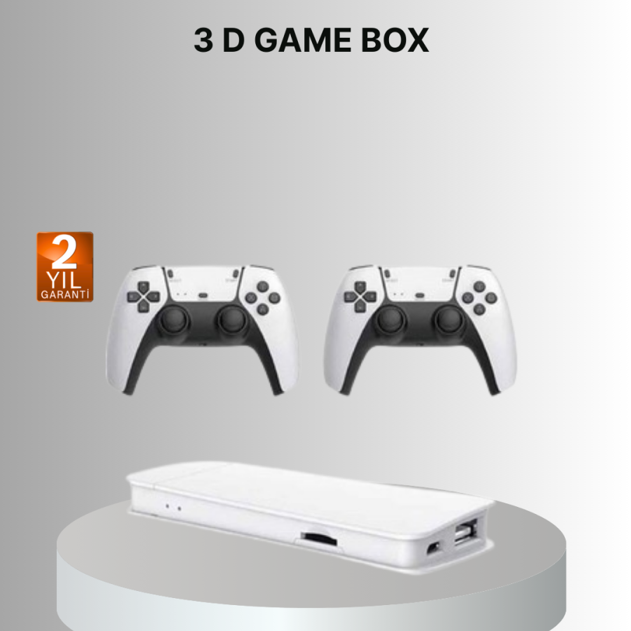 Multiplayer Retro Game Console with 3D and 4K Image Quality