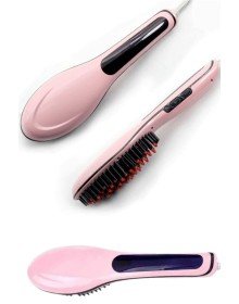 Hair Straightener Comb Ceramic Coating Close Tooth with Digital Indicator