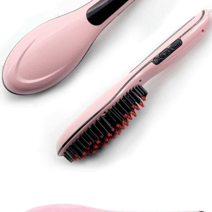 Hair Straightener Comb Ceramic Coating Close Tooth with Digital Indicator Hair Straightener Comb Ceramic Coating Close Tooth with Digital Indicator