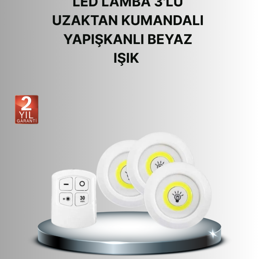 Decorative and Practical Spot LED Lighting with 3 Remote Controls