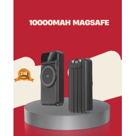 10000 mAh Portable Powerbank with Wireless 15W Charging Support – Fast Charging Feature