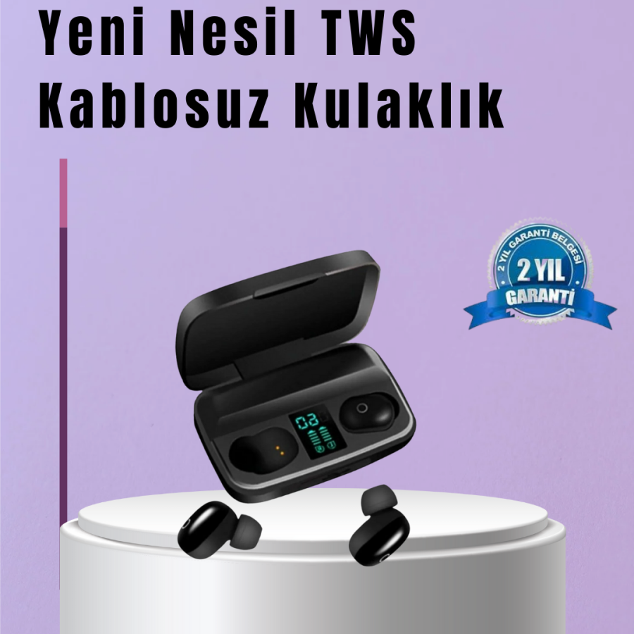 A10s TWS Bluetooth Stereo Headset with 22 Times Charging Opportunity
