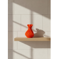 HEART VASE ORANGE