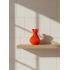 HEART VASE ORANGE
