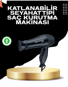 Foldable Blow Dryer with Dual Heat and Speed ​​Adjustments