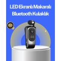 Bluetooth Headset with Digital Display – Vibrating Notification, 25 Hours of Use