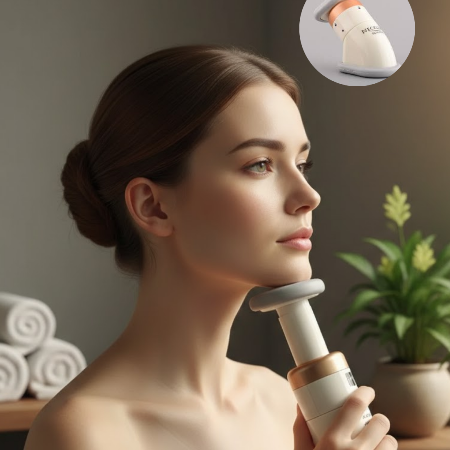 Chin and Neck Strengthening Exercise Massager with Spring System