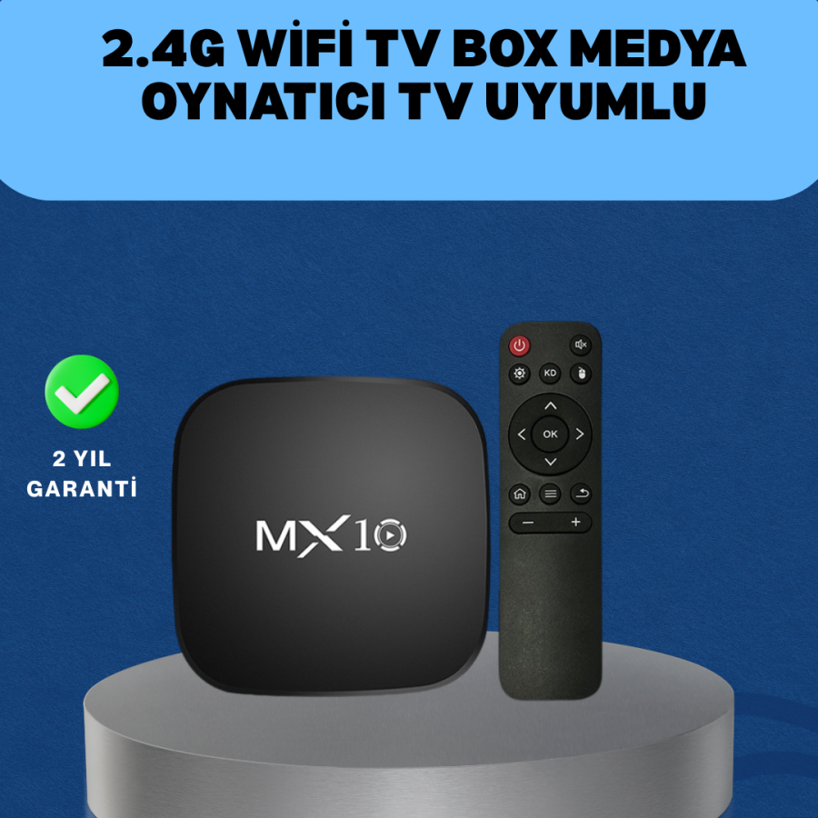 4K Media Box Android TV Solution with HDMI-USB Connection