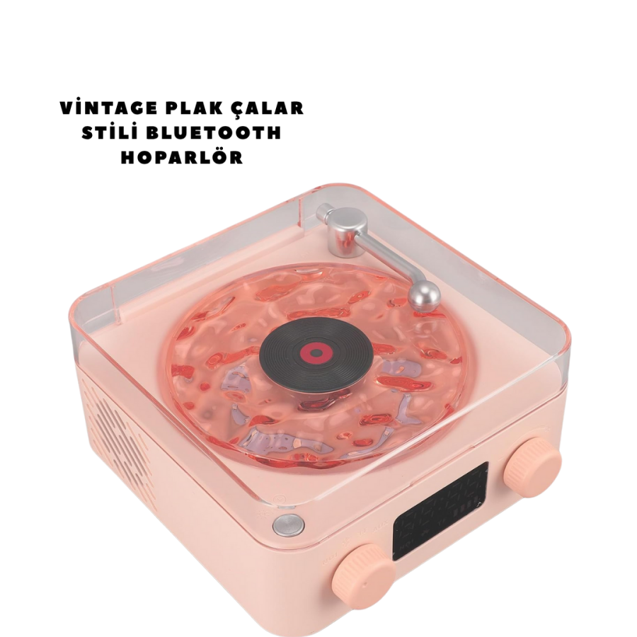 Retro Bluetooth Speaker PINK
